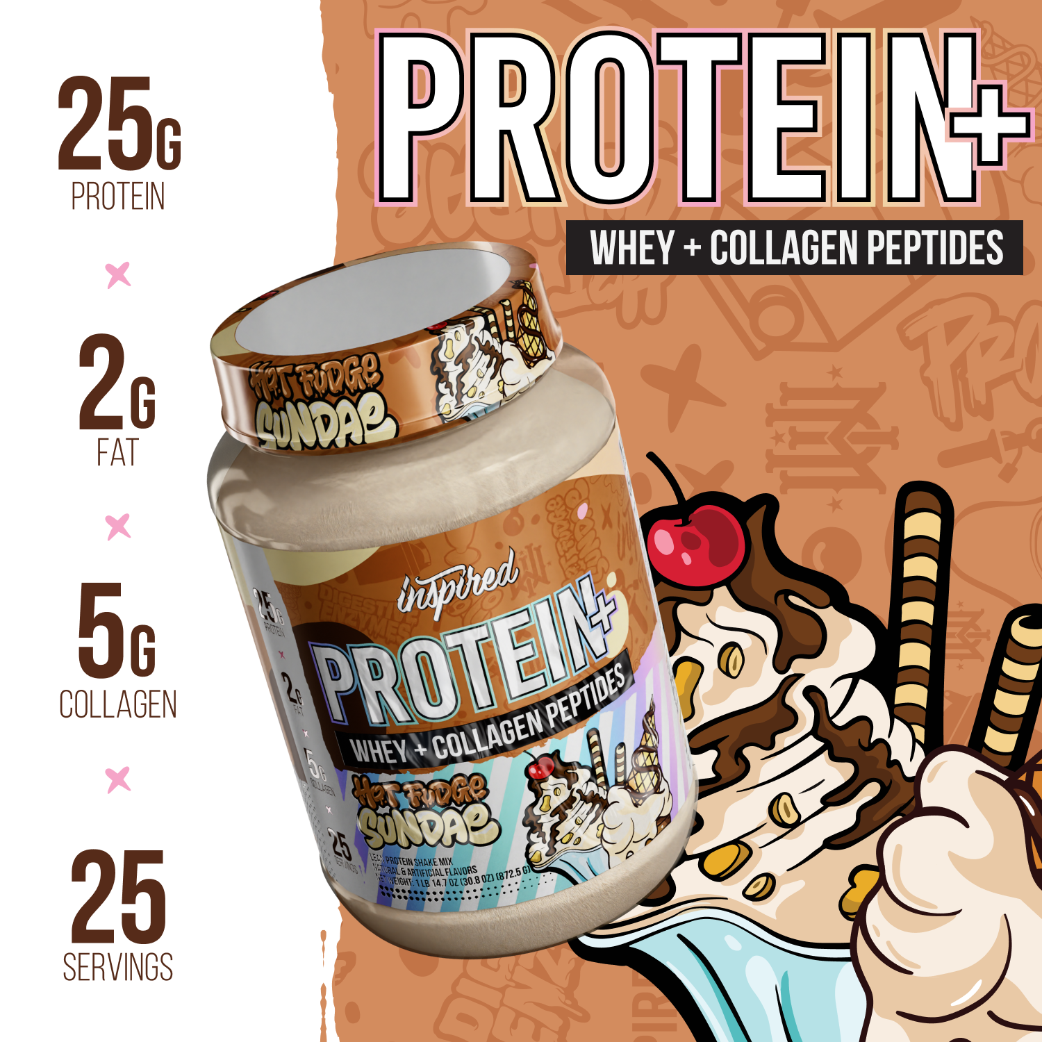 PROTEIN+ Collagen & Probiotics – Inspired Nutraceuticals