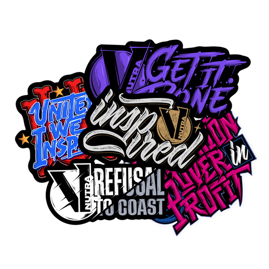 Inspired x V1 Collab Sticker Pack